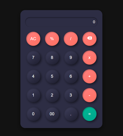 Javascript Calculator  with multiple example