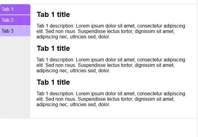 Creating Custom Tab Designs Example using JavaScript